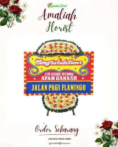 Sewa Papan Bunga Jamusan
